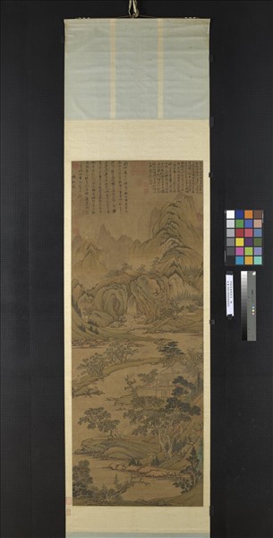 明關思曲礀清音　軸