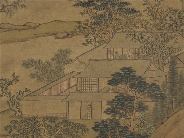 明關思曲礀清音　軸