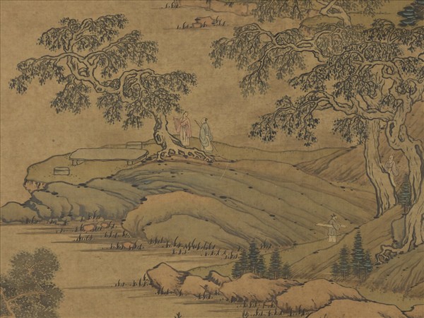 明關思曲礀清音　軸