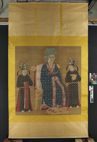 宋仁宗后坐像　軸