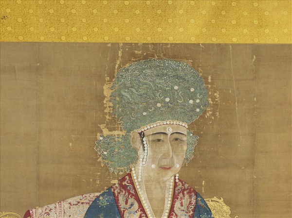 宋仁宗后坐像　軸