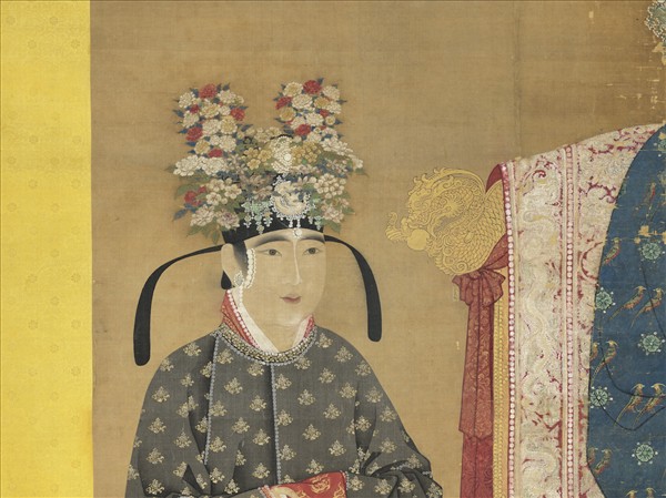 宋仁宗后坐像　軸