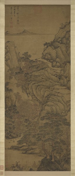 明關思倣王蒙筆意　軸