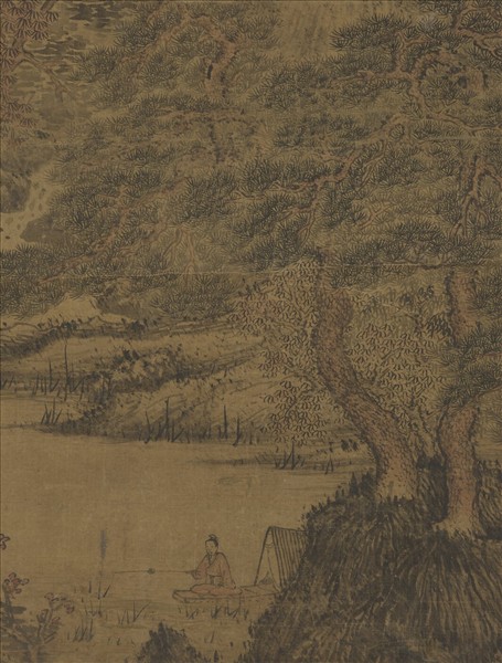 明關思倣王蒙筆意　軸