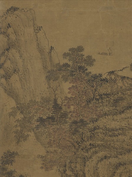 明關思倣王蒙筆意　軸