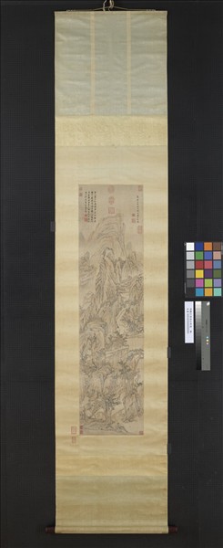 明顧正誼溪山秋爽　軸