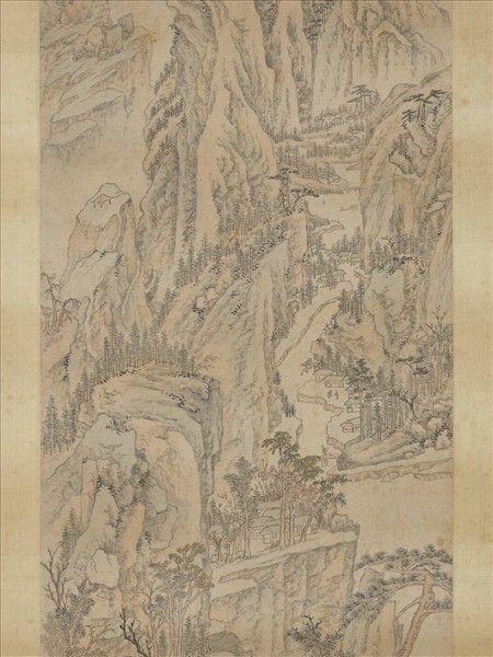 明顧正誼溪山秋爽　軸