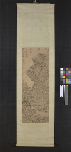 明沈士充天香書屋圖　軸