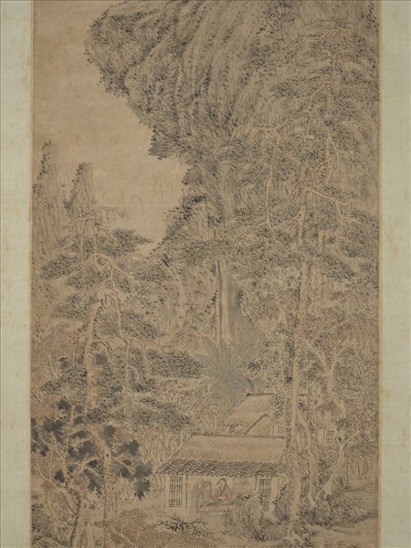 明沈士充天香書屋圖　軸