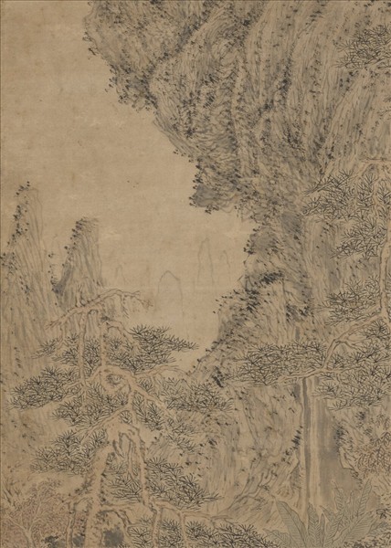 明沈士充天香書屋圖　軸