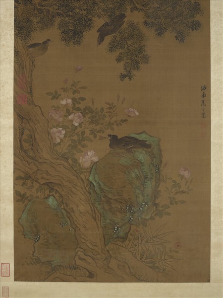 明周之冕畫衢歌介壽　軸