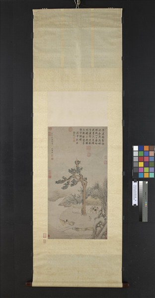 明劉原起歲朝豐樂圖　軸