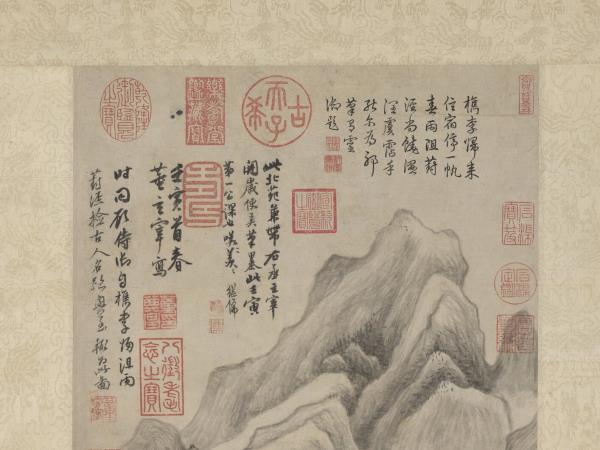 明董其昌葑涇訪古圖　軸