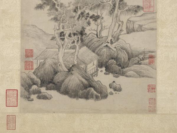 明董其昌葑涇訪古圖　軸