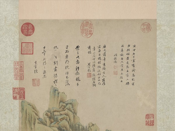 明顧懿德春綺圖　軸