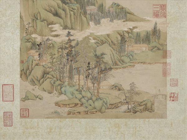 明顧懿德春綺圖　軸