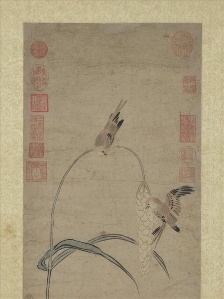 明唐志尹平安戩穀圖　軸