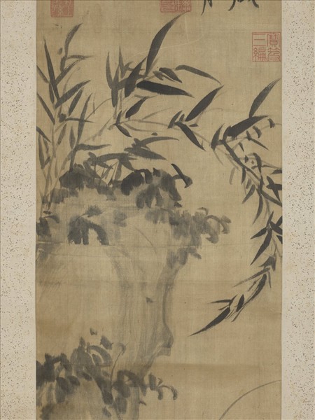 明楊文驄畫蘭竹　軸