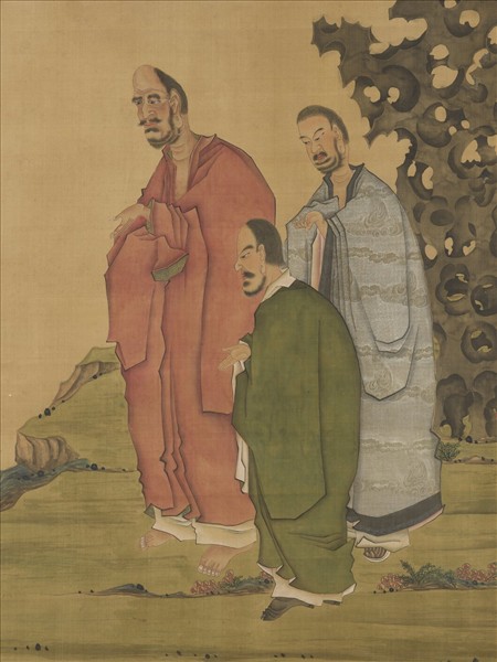 明陳洪綬蓮池應化圖　軸