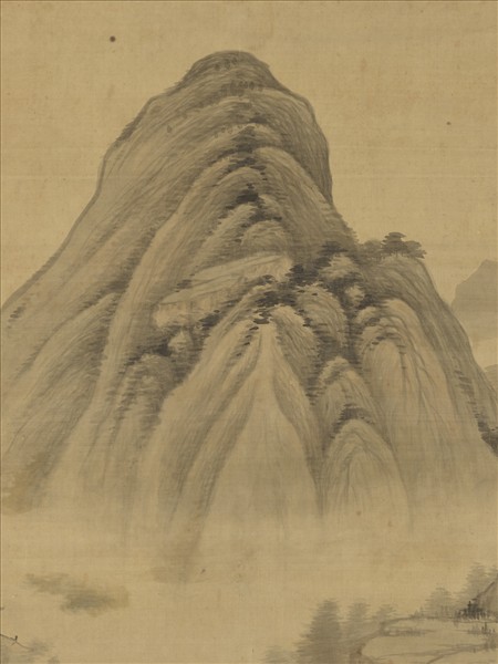 清顧大申秋日山居圖　軸