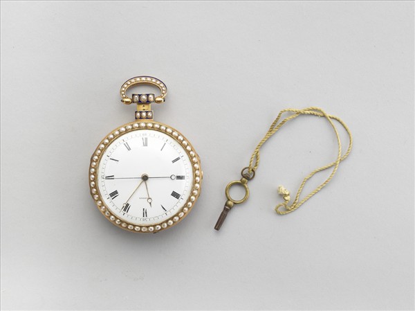 合金畫琺瑯花卉懷錶