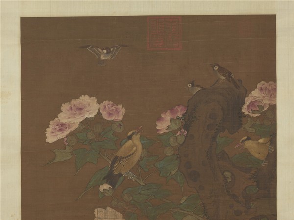 五代南唐徐熙蓉雀　軸