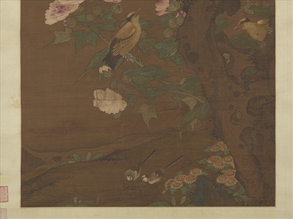 五代南唐徐熙蓉雀　軸