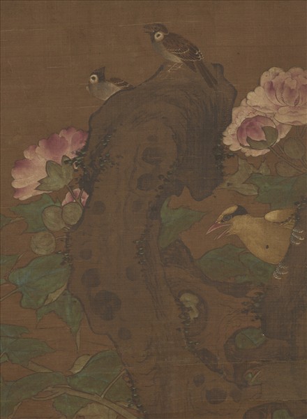 五代南唐徐熙蓉雀　軸