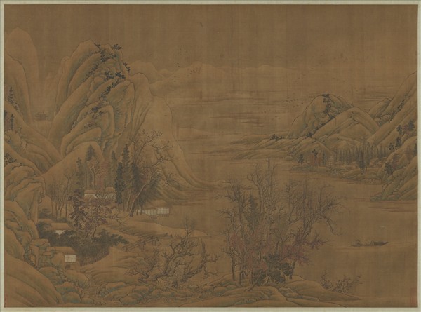 宋郭忠恕山水圖　軸