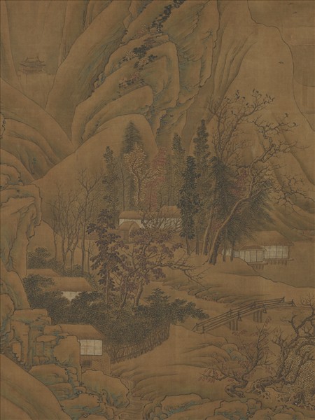 宋郭忠恕山水圖　軸