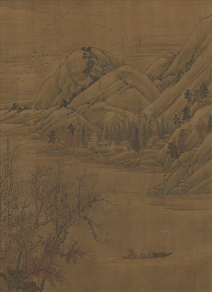 宋郭忠恕山水圖　軸