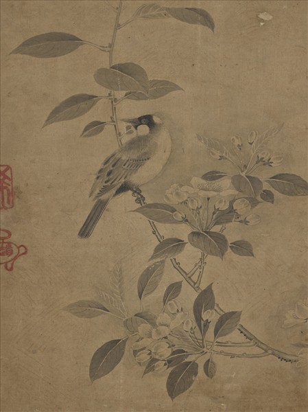 宋趙昌畫花鳥　軸