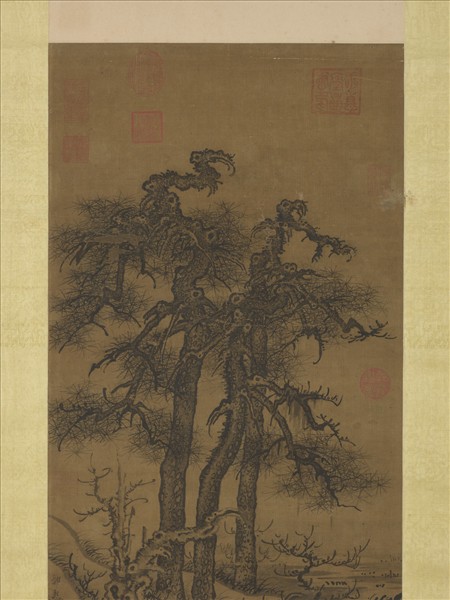宋郭熙畫掛軸軸- 故宮