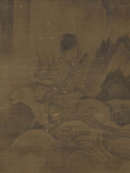 宋李公麟毛女圖　軸