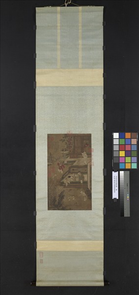 宋蘇漢臣嬰戲圖　軸