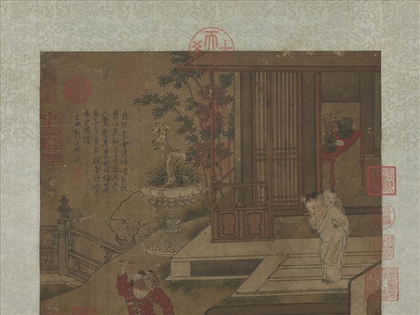 宋蘇漢臣嬰戲圖　軸