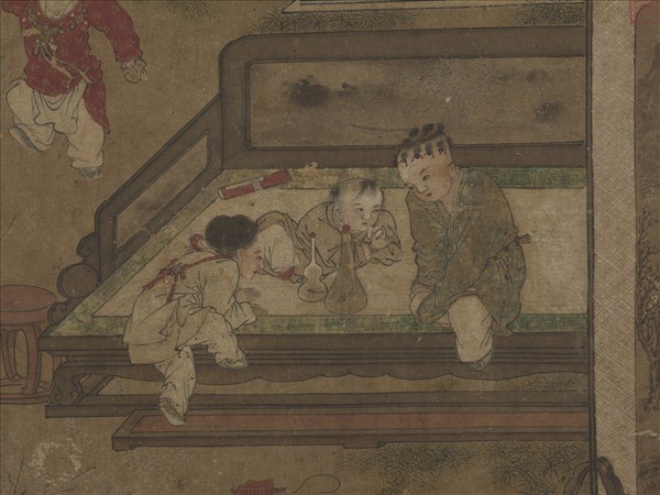 宋蘇漢臣嬰戲圖　軸