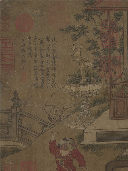 宋蘇漢臣嬰戲圖　軸