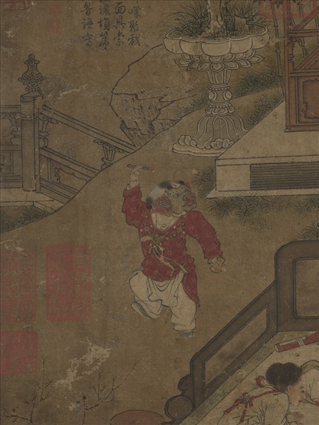 宋蘇漢臣嬰戲圖　軸