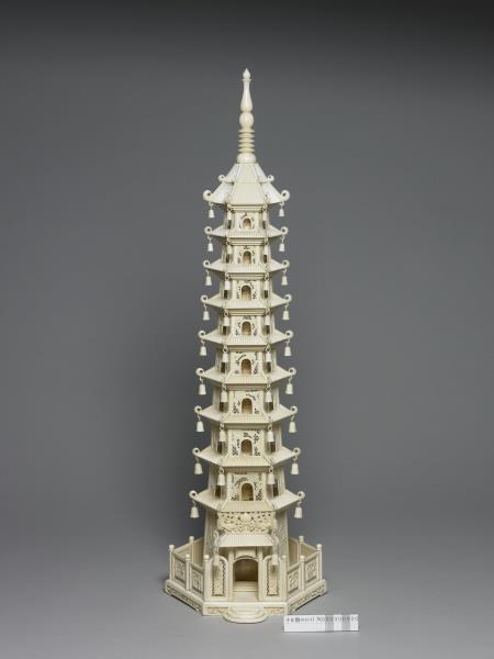 象牙雕九層塔