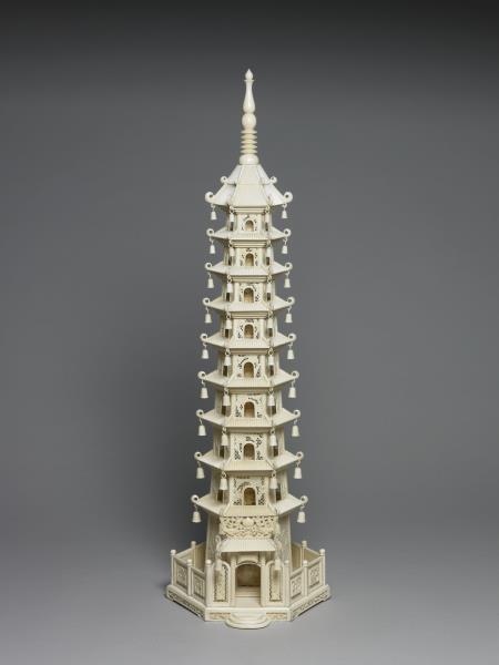 象牙雕九層塔