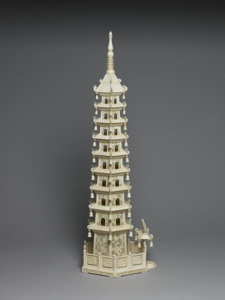 象牙雕九層塔