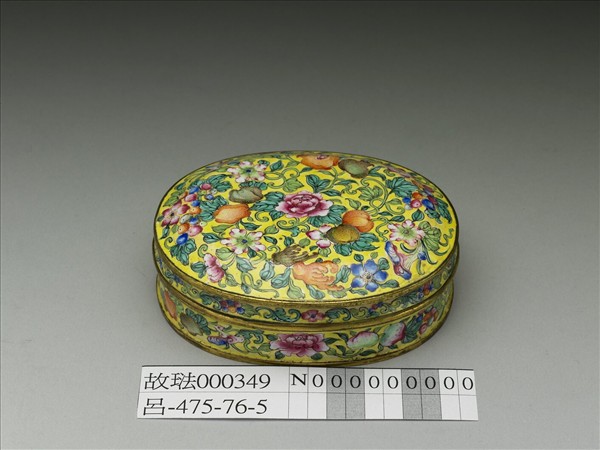 銅胎畫琺瑯盒