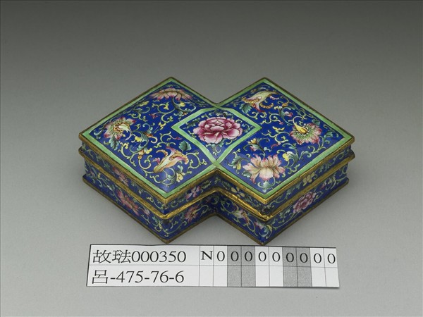 銅胎畫琺瑯盒