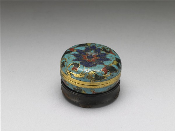 銅胎掐絲琺瑯盒