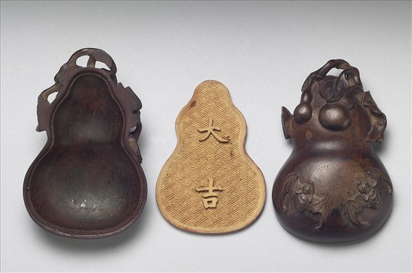 檀木雕福祿大吉香佩