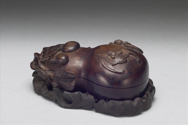 檀木雕福祿大吉香佩