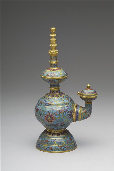 掐絲琺瑯奔巴壺