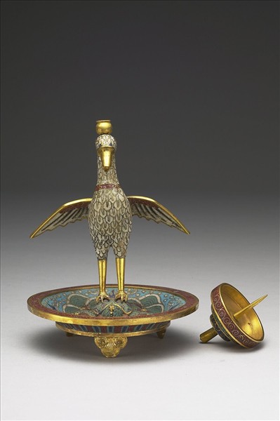 掐絲琺瑯海宴河清燈