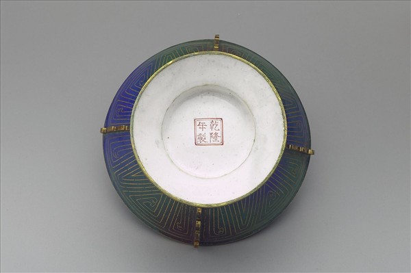 銅胎畫琺瑯出戟蓋盅